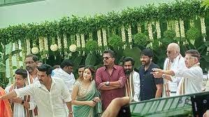 Janhvi Kapoor decks up in green saree at Telugu film RC 16’s grand launch with Ram Charan; watch inside video from pooja