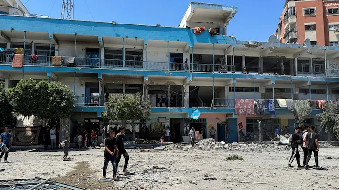 Israel Airstrike On Gaza School Kills More than 100, Hamas-Run Media Office Says
